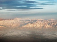 Alps froma distance before landing Milan Dec 25, 01