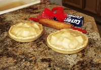 Two unmade apple pies Jan 1, 03.JPG